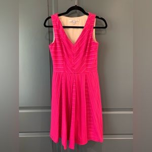 Hot Pink Maggie London A-Line Dress - Size 4